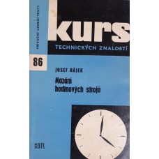 Josef Hájek - Mazání hodinových strojů